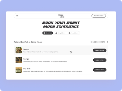 Beach Club Website ai beachclubui beachvibes darkmodedesign design experiencedesign holidaybooking hotelbookingux luxuryresort modernwebdesign reservationsystem travelux travelwebsite tropicalexperience ui user experience ux uxui visualstorytelling