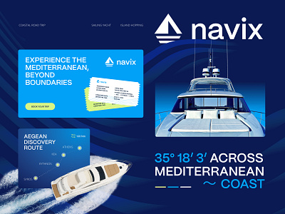Branding for Sea Travel Agency 🗺️ brand and identity brand and identity design brand designer brand guidelines brand identity brandbook branding design graphic design guideline identity logo logo design logo mark logodesign logos logotype studio travel visual identity