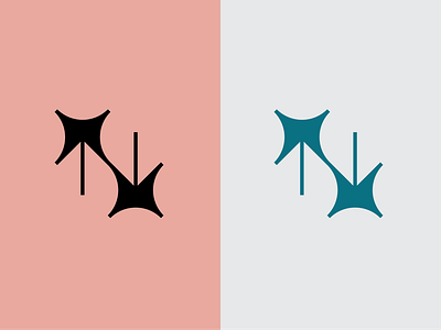 N STAR branding design graphic design illustration logo minimal logo n logo sky star vector