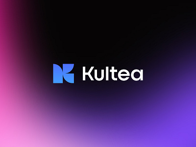 KULTEA - LOGO DESIGN a logo branding connection design graphic design illustration logo logo design logos logotype m logo startup logo tech ui