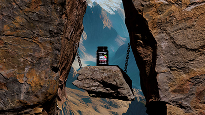 Sports nutrition video advertising: this work is in progress! 3d animation branding motion graphics