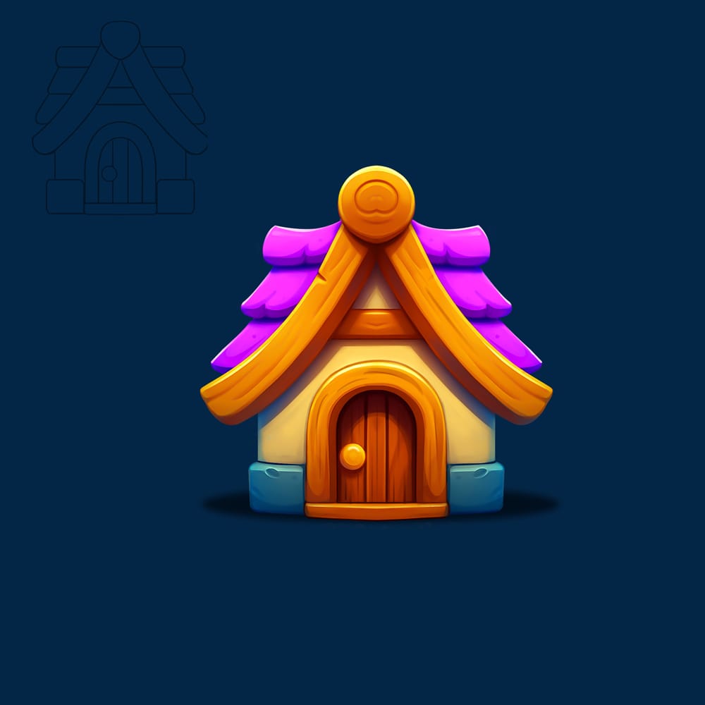 Home Icon game design ui