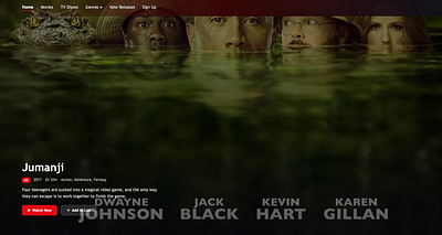 Movies Website movie ui ux website