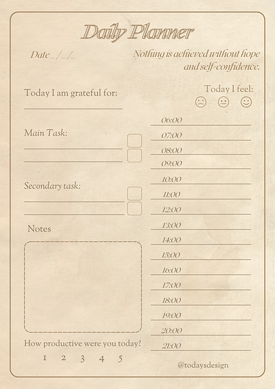 Daily Planner canva dailyplanner graphic design planner