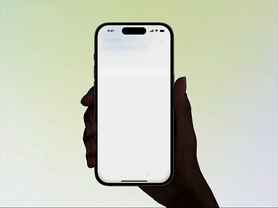 Healio - Medical Records Mobile App 3d ai animation creative figma health care interaction medical mobile app ui ux voice assistant