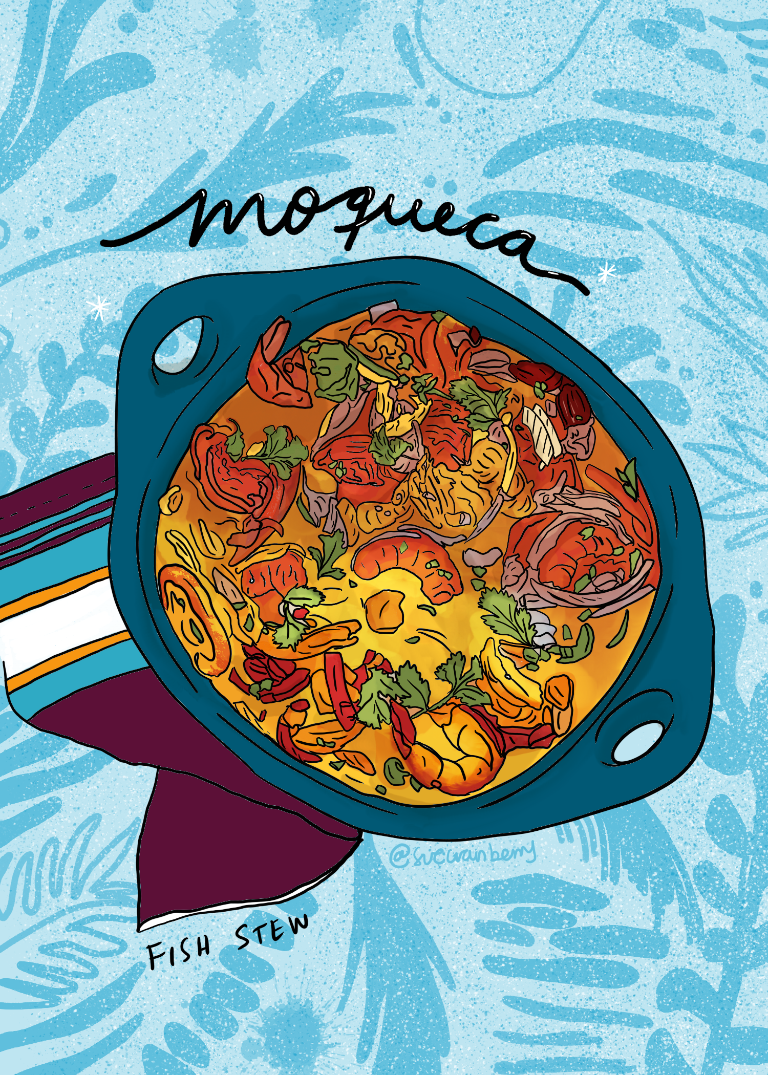 Made in Brazil Postcard Collection brazil cookbook cookbook illustration editorial editorial design food illustration illustration postcard postcards procreate