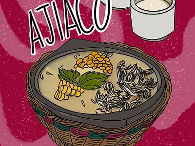 Made in Colombia Postcard Collection colombia cookbook cookbook illustration digital art food illustration latam latin america latino postcard postcards