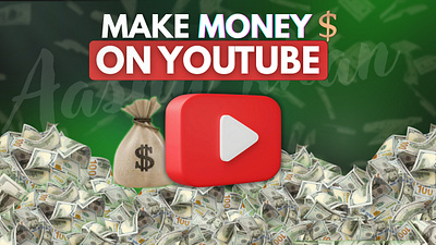 Make Money On Youtube Thumbnail design graphic design graphicdesign thumbnail thumbnaildesign thumbnails youtube youtubedesign youtubethumbnail youtubethumbnaildesign