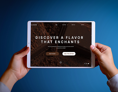 Cocoa© — Handmade Chocolate Website UI/UX animation branding graphic design logo motion graphics ui userexpierience userinterface webiste