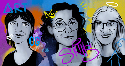 Designers Illustration editorial illustration portrait procreate