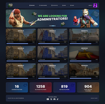CS2 Server Browser UI glhf