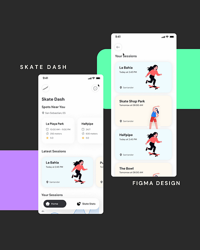 Mobile App - Figma Design figma ui ux web design