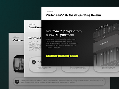 Veritone: Investor Presentation presentation design