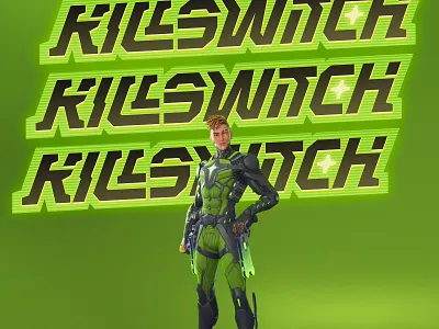 Fortnite S36 — Killswitch custom type cyber fortnite futuristic handlettering killswitch lettering logo logotype