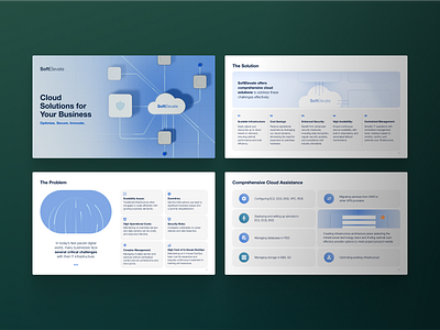 SoftElevate: Pitch Deck presentation design