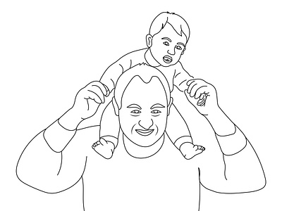 Custom Line Drawing branding custom art design graphic graphic design illustration logo one line art vector