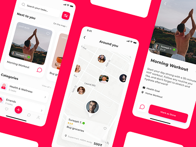 To-Do List App UI animation app figma graphic design ui ux