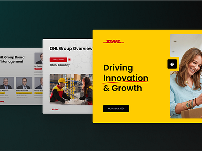 DHL Group: Investor Presentation presentation design