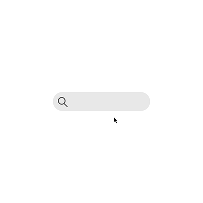 Day 12 – Search Hover Interaction animation branding graphic design motion graphics ui