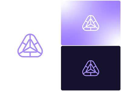 Arrows + Triangle logo mark abstract logo arrow arrow logo arrows blockchain blockchain logo brand branding geometric logo letter logo minimal logo modern logo simple logo tech company tech industry tech logo triangle triangle logo