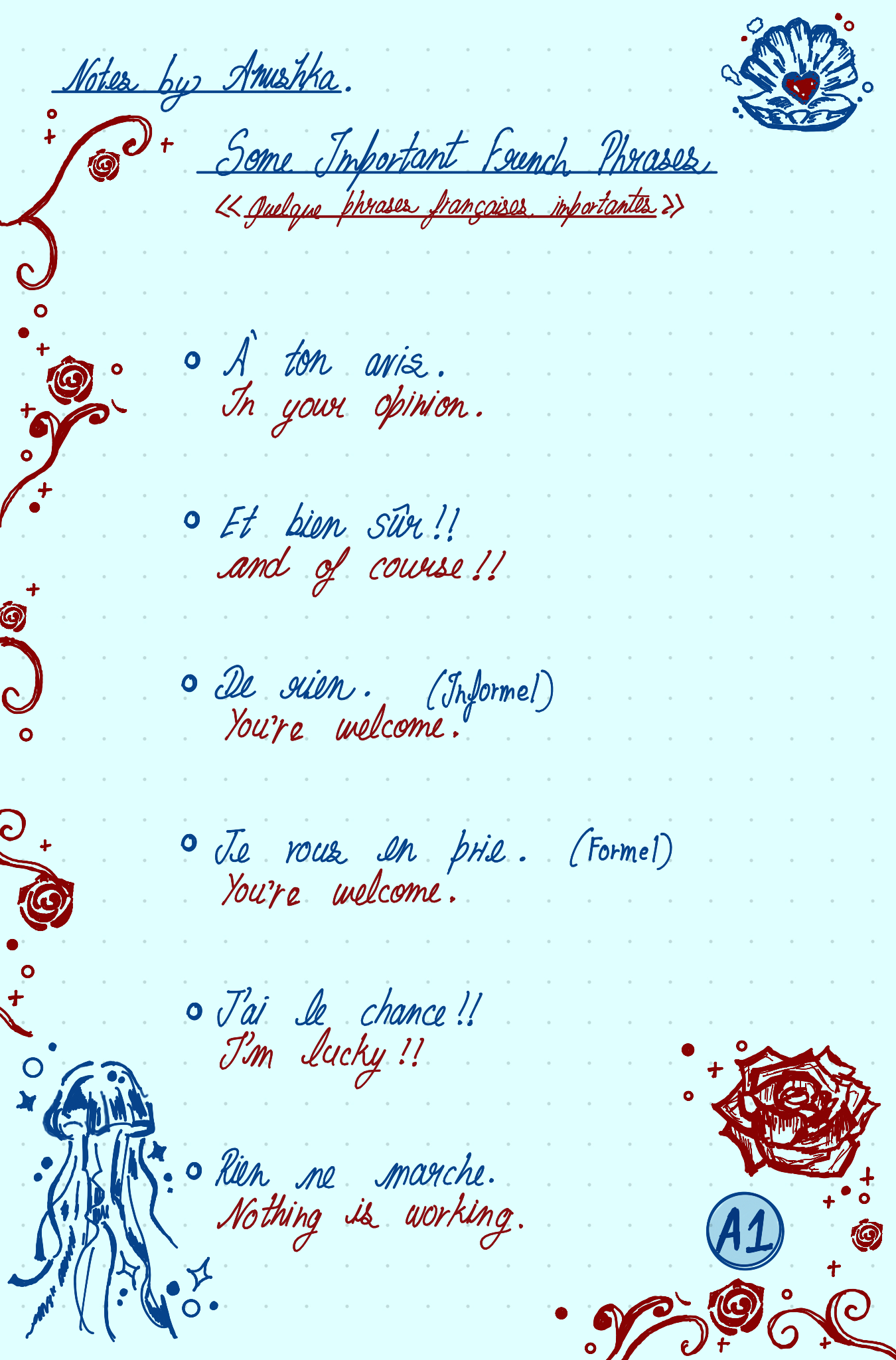 Learn French with Style canva edtechdesign frenchlanguage graphic design languagelearning penly samsungnotes