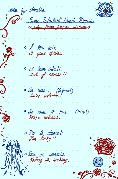 Learn French with Style canva edtechdesign frenchlanguage graphic design languagelearning penly samsungnotes