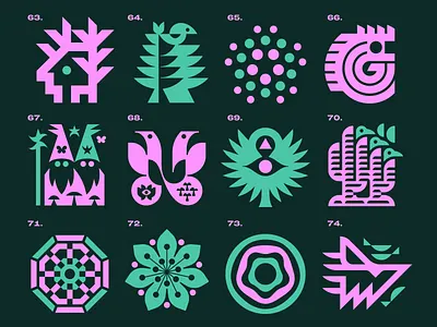 Glyph Beer icons 63-74 beer bird creature crow dots dragon egypt eye fantasy flower glyph gnome icon logo nature sakura serpent shark symbol wizard