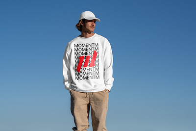 MOMENTM - LOGO DESIGN branding clean logo design fashion graphic design illustration logo logo design m logo minimal logo modern modern logo simple simple logo streetwear ui vector