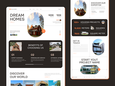 Real Estate – Atlas Homes Website adobe illustrator branding design ecommerce figmadesign graphic design illustration logo realestate ui uiux ux vector web design web development website