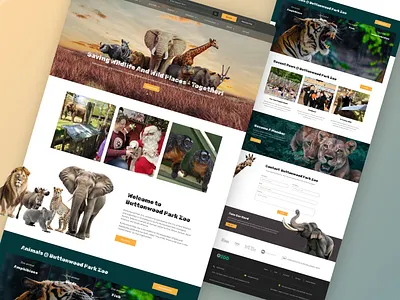 Buttonwood Park Zoo Website adobe illustrator branding design figma graphic design illustration logo typography ui ux vector web design web development website wildlifeui wordpress