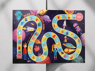Educational Board Game boardgame characterdesign childrenillustration classroomtools creativeillustration educationalgame frenchvocabulary gameillustration graphic design interactivelearning languagelearning learningthroughplay playfuldesign print printdesign schoolfriendly teacherresources