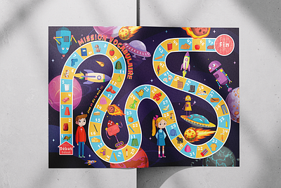 Educational Board Game boardgame characterdesign childrenillustration classroomtools creativeillustration educationalgame frenchvocabulary gameillustration graphic design interactivelearning languagelearning learningthroughplay playfuldesign print printdesign schoolfriendly teacherresources