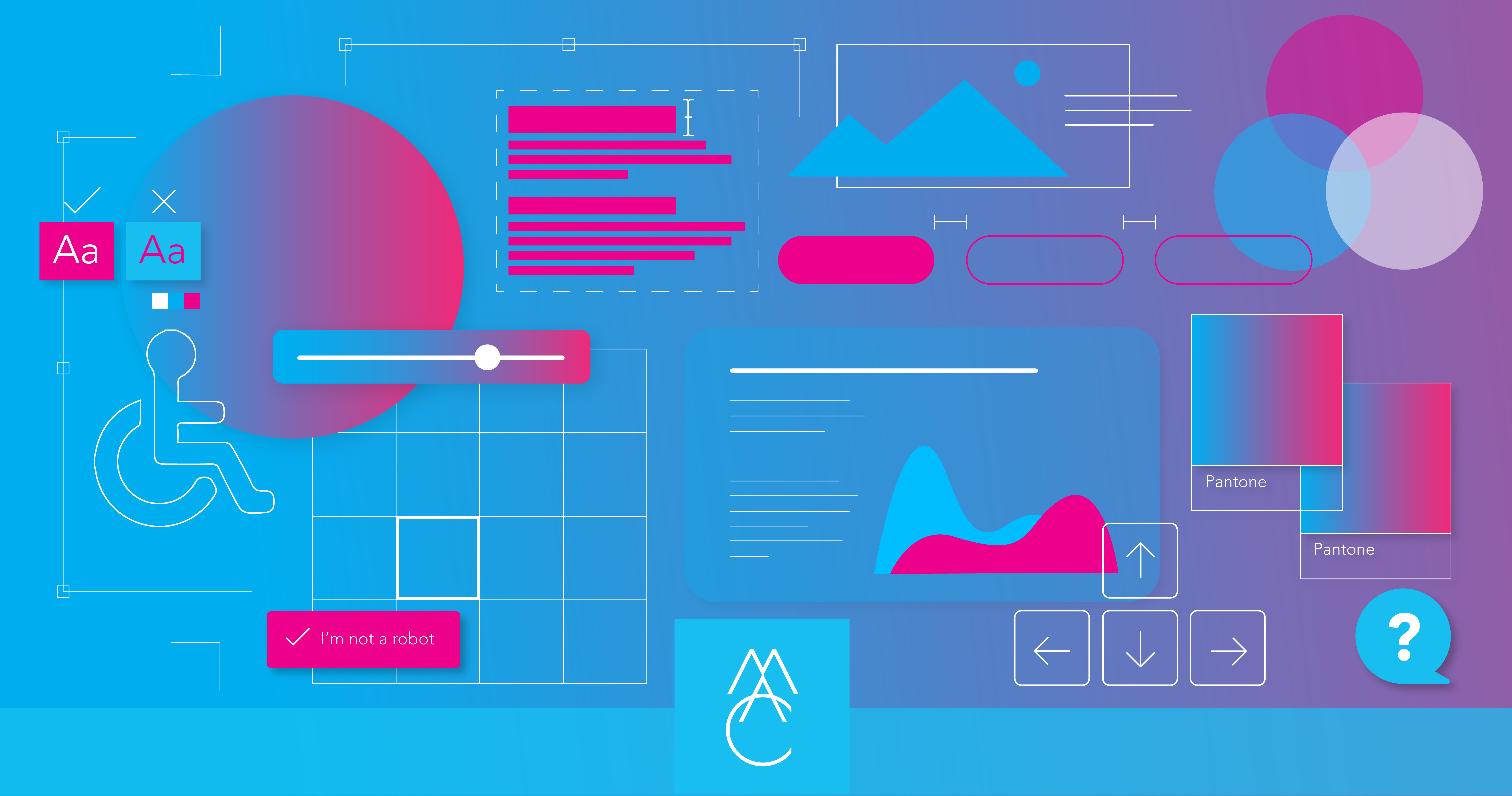 WCAG 2.2 Accessibility Article Illustration accessibility graphic design illustration vector