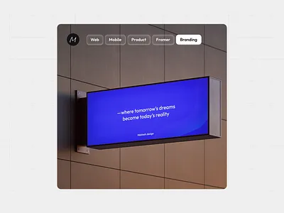 Signboard branding design signboard