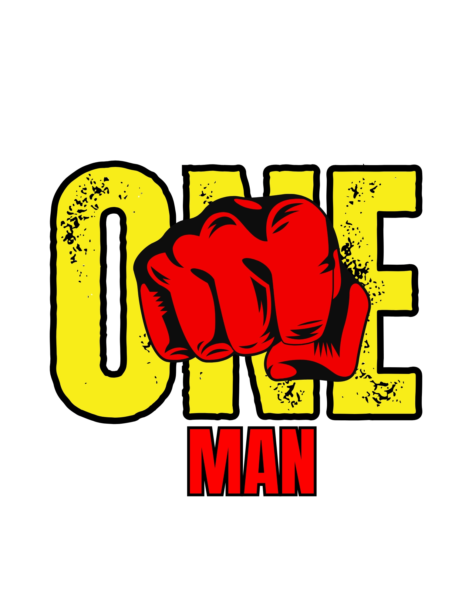 ONE PUNCH MAN T-SHIRT DESIGN 3d animation branding design graphic design illustration logo ui ux vector