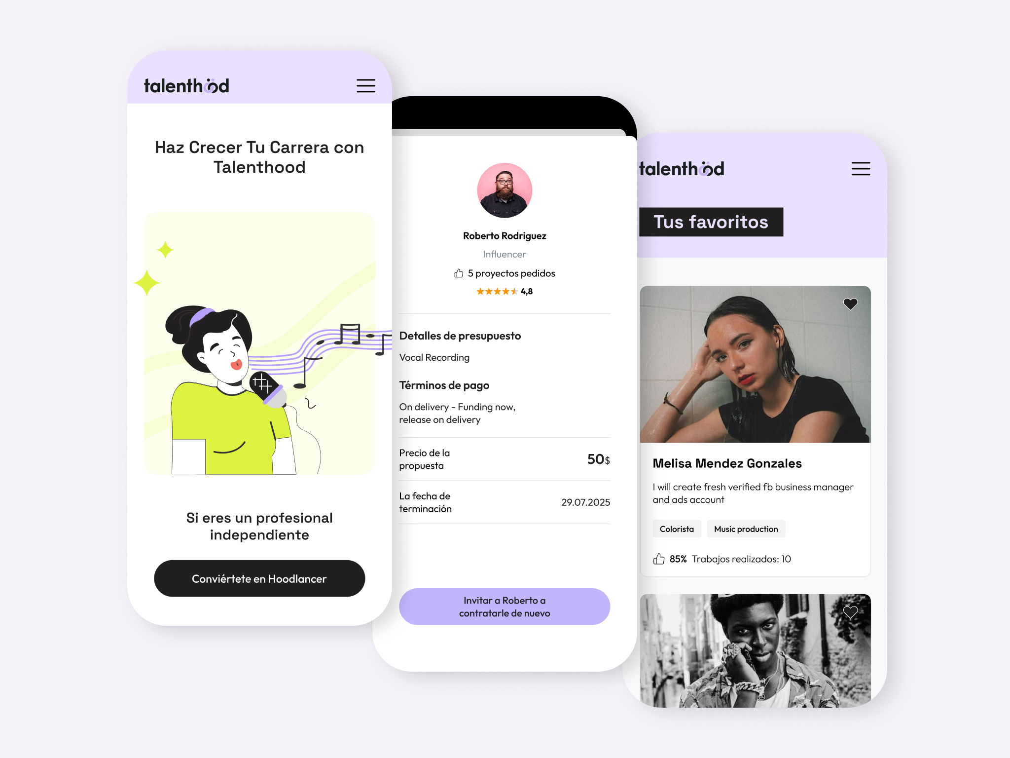 Example of Mobile App Design 