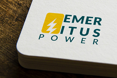 Logo And Branding For Emeritus Power adobe illustrator adobe photoshop branding graphic design logo logo design