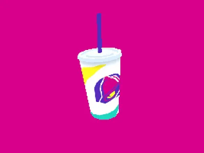 Low poly PS1-style Taco Bell cup 3d 90s blender low poly lowpoly ps1 psx taco bell