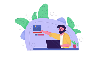 Dynamic Workspace Animation for Creative Professionals animation character colorful creative design digital dynamic effects engage fluid graphic interaction motion productivity professional smooth technology workspace