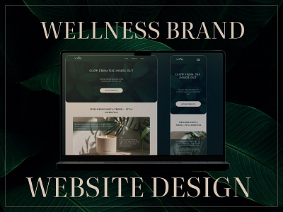 Nauri — Wellness Web Design aestheticdesign figma figmadesign landingpage minimaldesign responsivedesign uiux webdesign