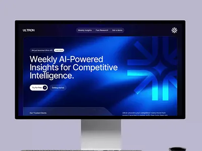 AI-Powered Competitor Intelligence aiplatform artificialintelligence branding businessintelligence competitoranalysis dashboarddesign design designforgrowth landing page saasdesign ui web web design webappdesign webdesign website