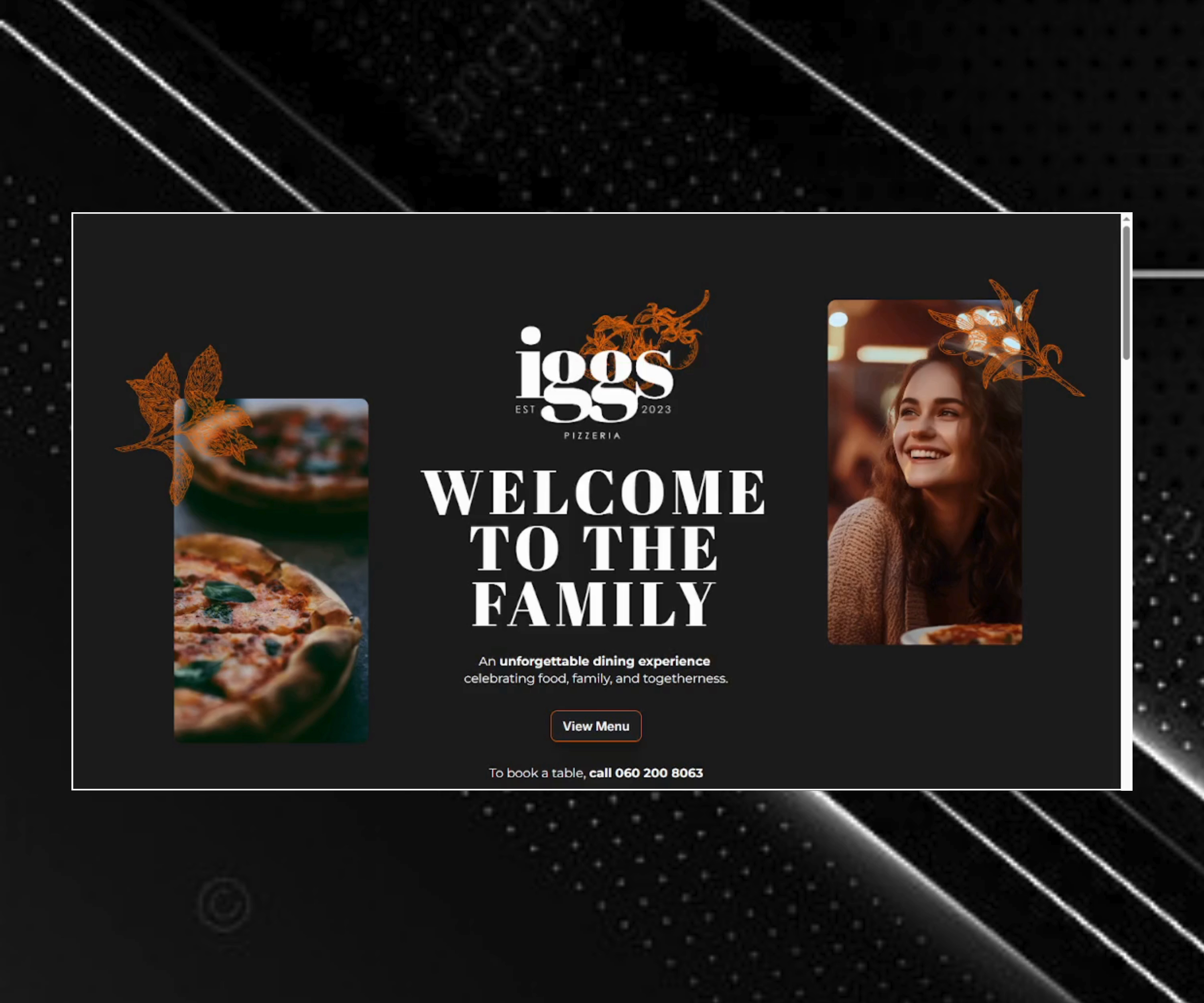 Example of Migrate Strikingly To Framer