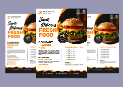 Food Flyer Design app branding design eid mubarok flyer food food flyer graphic design illustration logo restaurant ui ux vector