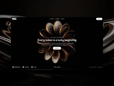 LuckyToken — A Smarter Way to Hold TL, USD & EURO crypto crypto asset crypto dashboard crypto landing crypto website cryptocurrency financial landing landing page startup token token design trade trading ui ui design ui ux ux web3 website