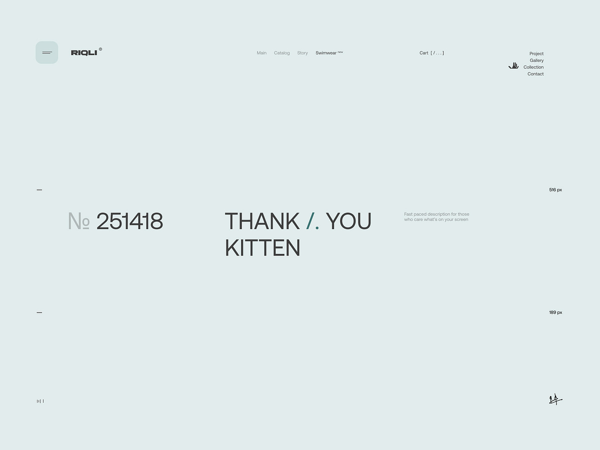 fashion store website \ Riqli Image 3