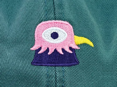eagle eye awake aware beak cap eagle embroidery eye feather flight focus hat head merch neck portrait profile swag thread