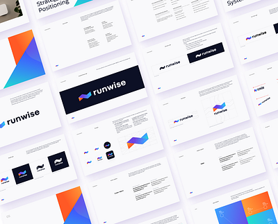 Runwise Brand Guidelines brand brand guidelines brand id brand identity branding graphic design logo redesign runwise