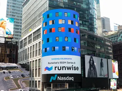Nasdaq Tower Series B Announcement advertising b2b nasdaq nasdaq tower nyc series b company seriesb smart building tech