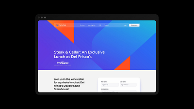 Event landing page template event landing page event landing page ui landing page landing page design landing page ui landing page ui design ui ui design uidesign web design webpage design