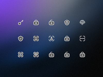 Secure Duotone Icons by Iconstica icon icon design icon library icon pack icon set iconography icons